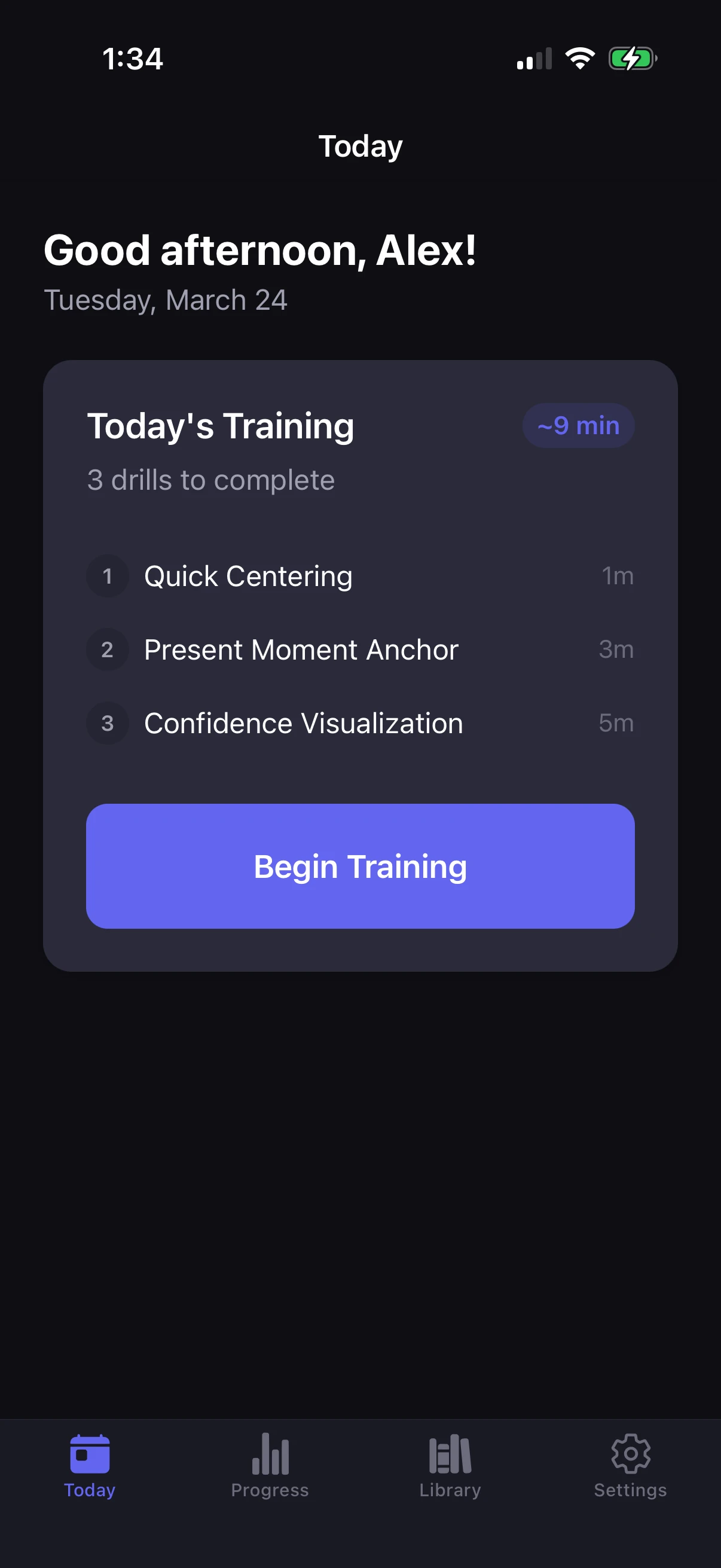 Daily training